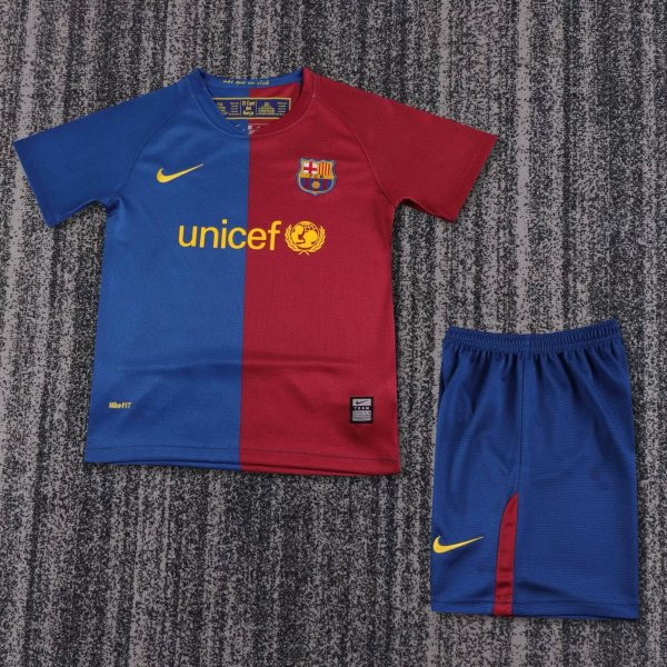 Retro Barcelona home kids  2008-2009