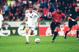 Retro Spain away 1:1 Quality Soccer Jersey  2000