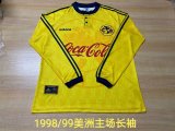 Retro America long  home fans 1:1 Quality Soccer Jersey  1998-1999