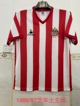 Retro Chivas Home  1:1 Quality Soccer Jersey  1986