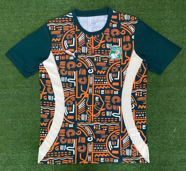 Ivory Coast Training clothes fans 1:1 Quality Soccer Jersey   24-25