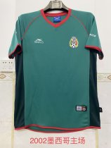 Retro Mexico home green 1:1 Quality Soccer Jersey   2002