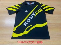 Retro Juventus 3R away 1:1 Quality Soccer Jersey    1996 -1997