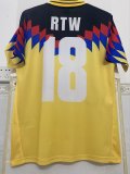 Retro America commemorate fans yollow  1:1 Quality Soccer Jersey  1995