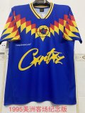 Retro America commemorate fans blue  1:1 Quality Soccer Jersey  1995