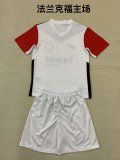 Frankfurt home kids 1:1 Quality Soccer Jersey  24-25