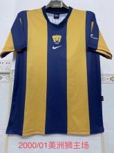 Retro Pumas  Home 1:1 Quality Soccer Jersey   200-2001