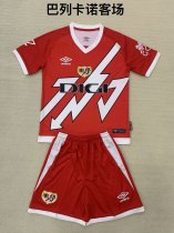 Rayo Vallecano away kids 1:1 Quality Soccer Jersey   24-25