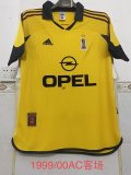 Retro AC Milan third away fans 1:1 Quality Soccer Jersey  1999-2000
