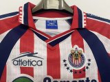Retro Chivas Home  1:1 Quality Soccer Jersey  1999-2000
