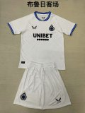 Club Brugge away kids  1:1 Quality Soccer Jersey   24-25