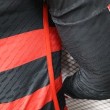 Flamenco home Long sleeves player  1:1 Quality Soccer Jersey   24-25