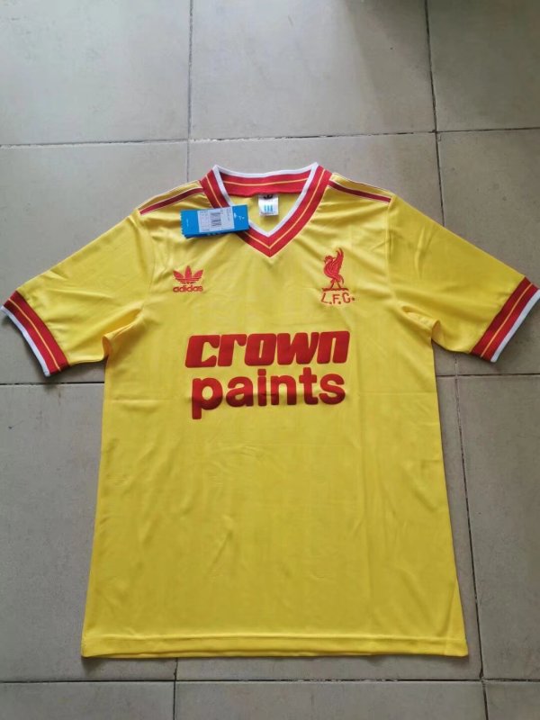 Retro Liverpool  3R Away  1:1 Quality Soccer Jersey  1985-1986