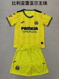 Villarreal  Home kids   1:1 Quality Soccer Jersey   24-25