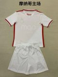 Monaco home kids  1:1 Quality Soccer Jersey  24-25