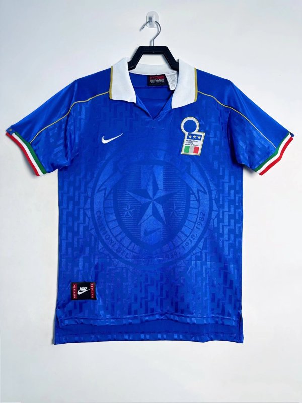 Retro Italy Home  1:1 Quality Soccer Jersey  1995