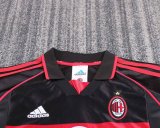 Retro AC milan away Kids  1998-1999