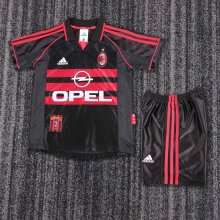 Retro AC milan away Kids  1998-1999