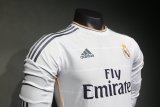 Retro  Real Madrid player  long  Home  1:1 Quality Soccer Jersey  2013-2014