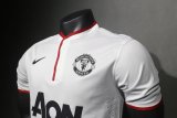 Retro Manchester United player Away White  1:1 Quality Soccer Jersey   2012-2013