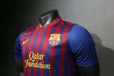 Retro Barcelona  Home Player  1:1 Quality Soccer Jersey   2011-2012