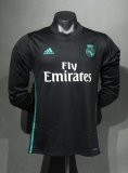 Retro Real Madrid away long  player 1:1 Quality Soccer Jersey   2017-2018