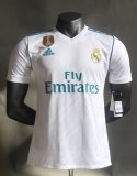 Retro Real Madrid Home Player  1:1 Quality Soccer Jersey  2017-2018