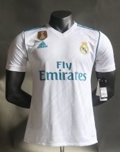 Retro Real Madrid Home Player  1:1 Quality Soccer Jersey  2017-2018