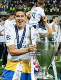 Retro Real madrid Home player long   1:1 Quality Soccer Jersey    2015-2016
