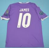 Retro Real Madrid home player long 1:1 Quality Soccer Jersey   2016-2017