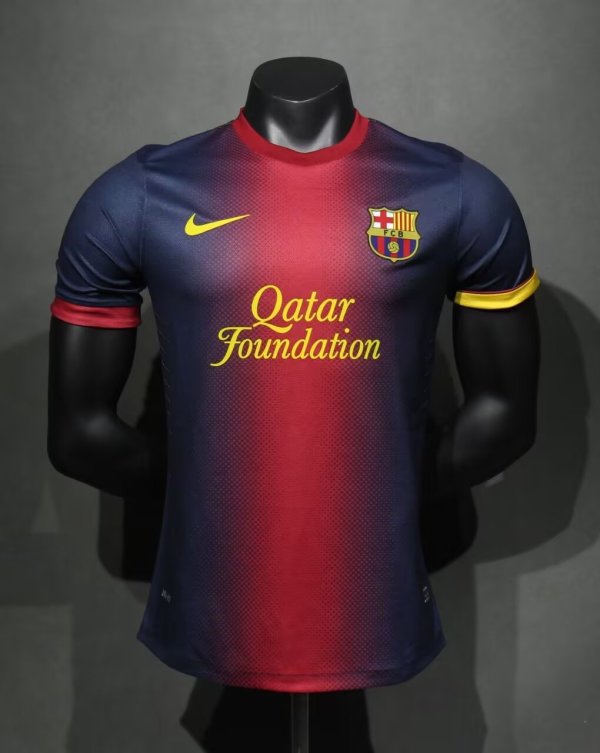 Retro Barcelona  player  Home 1:1 Quality Soccer Jersey   2012-2013