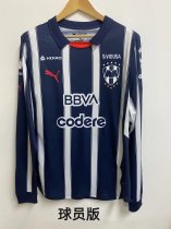 Monterrey Home  Long Sleeve  Player  1:1 Quality Soccer Jersey    24-25