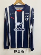 Monterrey Home  Long Sleeve  Player  1:1 Quality Soccer Jersey    24-25