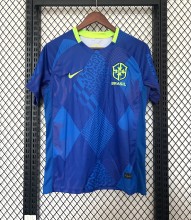Brazil away  fans 1:1 Quality Soccer Jersey  25-26