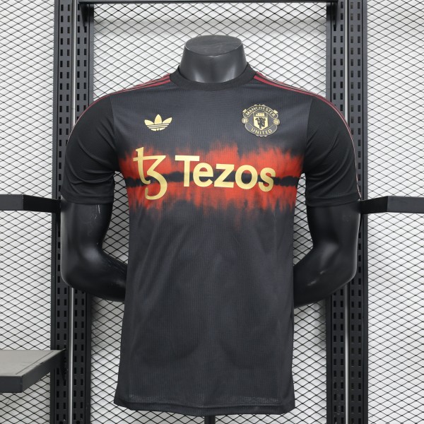 Manchester United Special Edition  Player red black 1:1 Quality Soccer Jersey    24-25