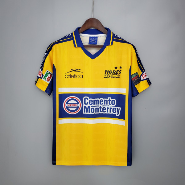 Retro  Tiger Home   1:1 Quality Soccer Jersey   1999 2000