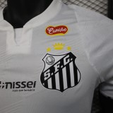 Santos Home player 1:1 Quality Soccer Jersey   24-25