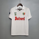 Retro Napoli Away 1:1 Quality Soccer Jersey  1987-1988