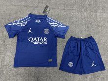 PSG Paris 3R three away Kids 1:1 Quality Soccer Jersey  24-25
