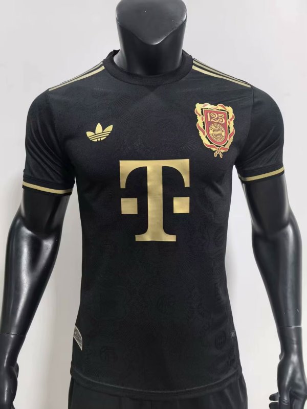 Germany 125 year commemorate fans black 1:1 Quality Soccer Jersey   25-26