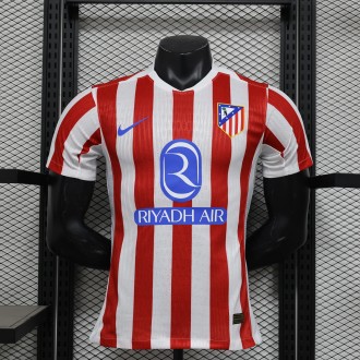 Atletico Madrid  home Player  1:1 Quality Soccer Jersey   25-26
