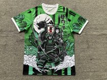 Japan Special Edition Green Dragon  warrior   Fans 1:1 Quality Soccer Jersey  25-26