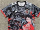 Japan Special Edition grey red Monkey D Luffy  Fans 1:1 Quality Soccer Jersey  25-26