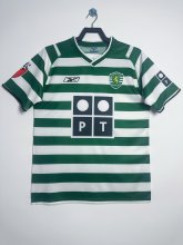 Retro Sporting Lisbon Home 1:1 Quality Soccer Jersey  2003-2004
