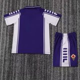 Retro Florence home Kids 1:1 Quality Soccer Jersey  1999-2000
