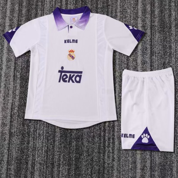 Retro Real Madrid  home Kids  1997-1998