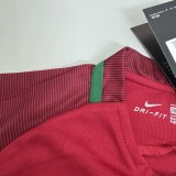 Retro Portugal home Kids  1:1 Quality Soccer Jersey 2016
