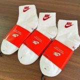 nike socks Basketball  long cotton  3 pair  Middle tube socks