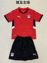 Egypt home fans 1:1 Quality Soccer Jersey   have kids  (16-2XL)   24-25