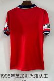 Retro Chicago Fire  home 1:1 Quality Soccer Jersey   1998